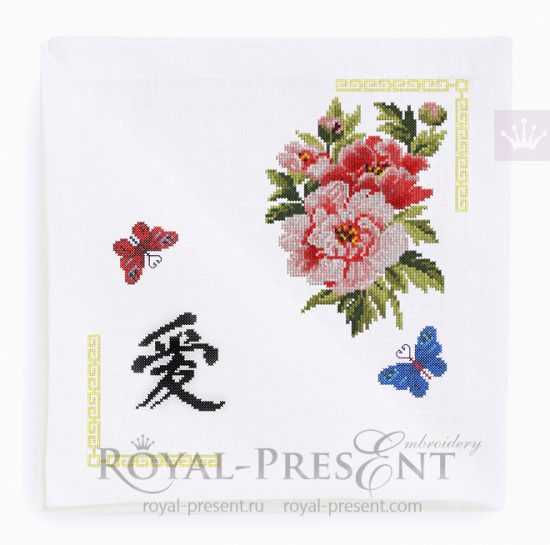 Cross-stitch Machine Embroidery Designs LOVE