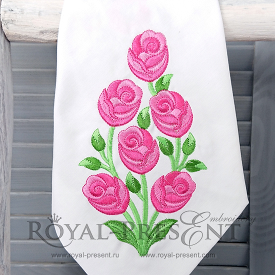 Free Machine Embroidery Design Roses Free Machine Embroidery Design Roses