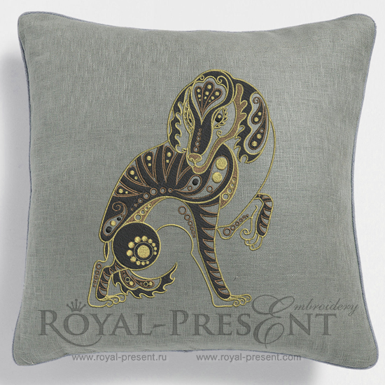 Machine Embroidery Design Dog Chinese horoscope animal sign Machine Embroidery Design Dog - Chinese horoscope animal sign