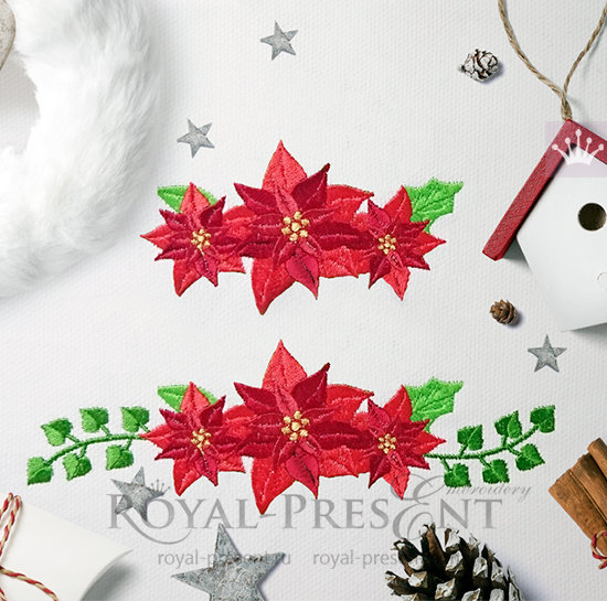Machine Embroidery Designs Poinsettia Christmas Star Machine Embroidery Designs Poinsettia Christmas Star