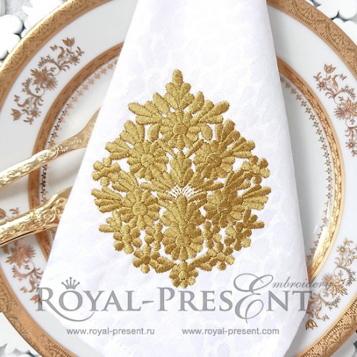 Machine Embroidery Design Classic Floral Collection