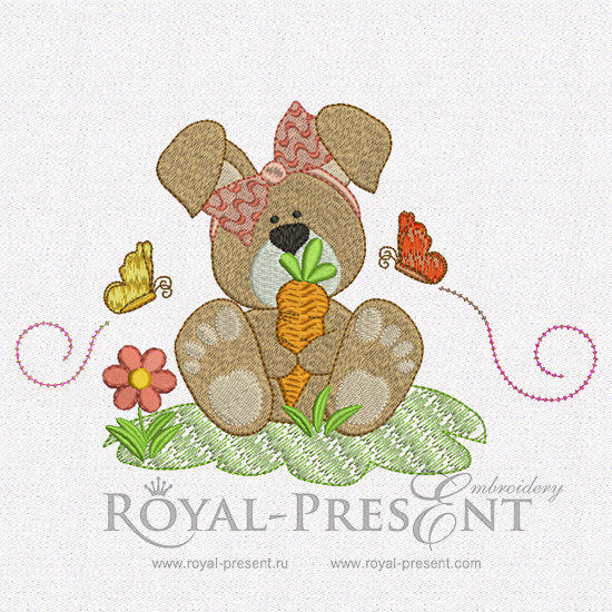 Machine Embroidery Design Little Bunny Machine Embroidery Design Little Bunny