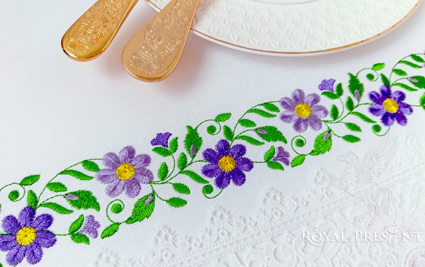 Free Border Machine Embroidery Design