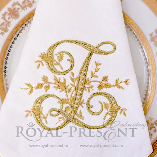 Monogram Z Free Machine Embroidery Design