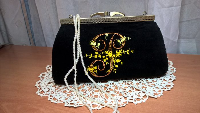 Machine Embroidery Design Monogram P