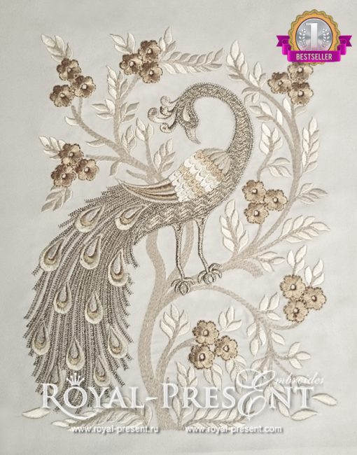 Machine Embroidery Design Peacock Chinese Machine Embroidery Design Peacock Chinese