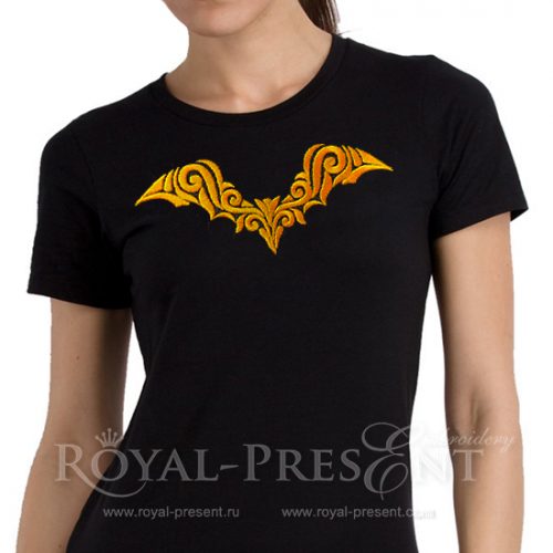 Machine Embroidery Design Halloween bat