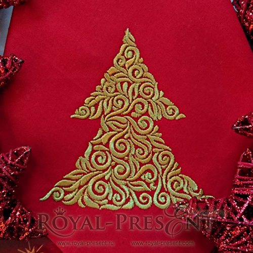 Free Machine Embroidery Design Christmas tree Free Machine Embroidery Design Christmas tree