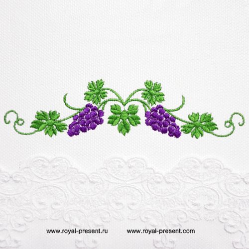 Machine Embroidery Design Vine border