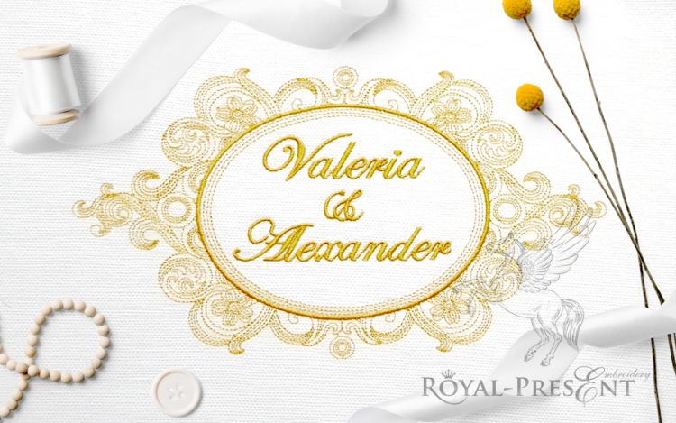 Victorian floral decor Embroidery Design