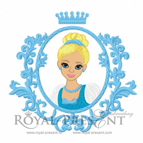Machine Embroidery Design Princess Cinderella Machine Embroidery Design Princess Cinderella