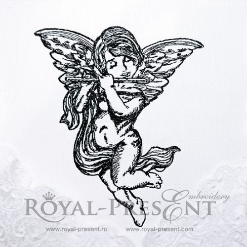 Machine Embroidery Design Querubín