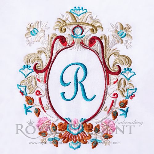 Machine Embroidery Design Luxury Monogram Blank Machine Embroidery Design Luxury Monogram Blank