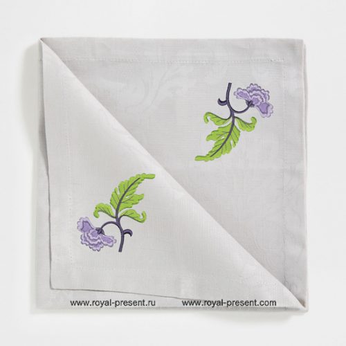 Free Machine Embroidery Design Purple flower Free Machine Embroidery Design Purple flower