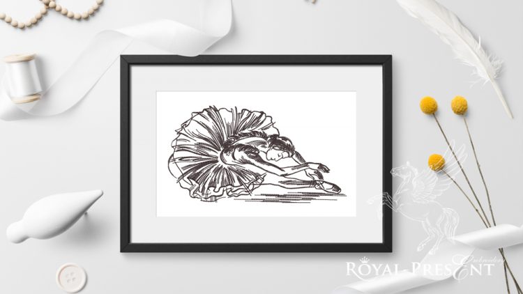 Machine Embroidery Design ballerina Machine Embroidery Design ballerina