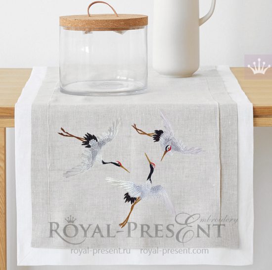 Machine Embroidery Designs Cranes