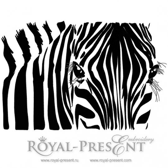 Machine Embroidery Design Zebra Machine Embroidery Design Zebra