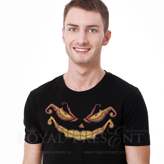 Machine Embroidery Design Smiling Halloween Machine Embroidery Design Smiling Halloween