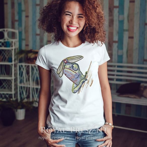 Machine embroidery design Chameleon Machine embroidery design Chameleon