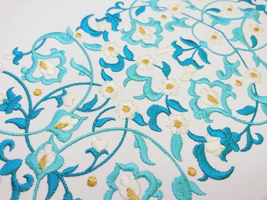 Machine Embroidery Design Eastern border