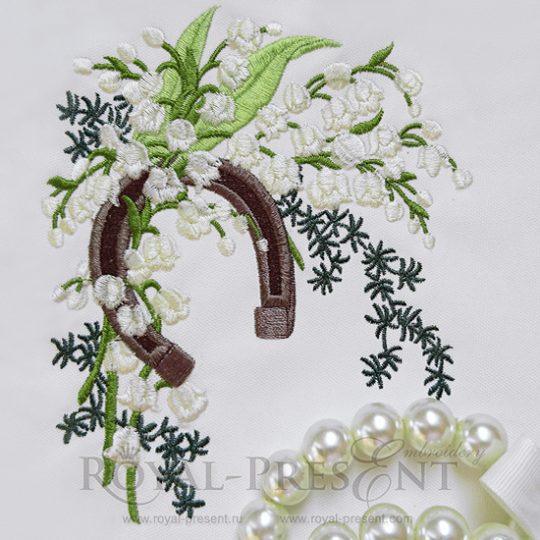 Machine Embroidery Design Horseshoe Machine Embroidery Design Horseshoe - 2 sizes