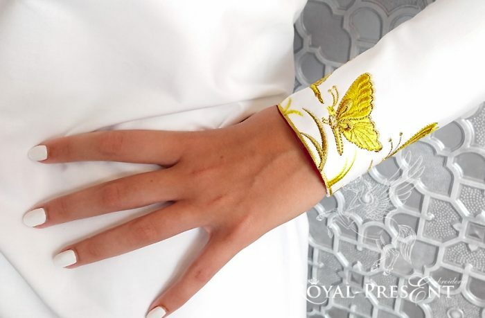 Machine embroidery design Butterflies Border Machine embroidery design Butterflies Border