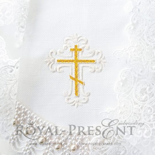 Machine Embroidery Design Gorgeous Cross