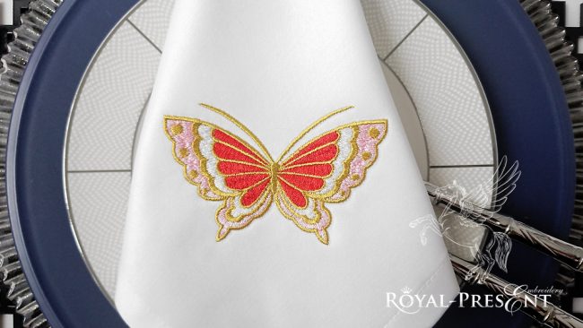 Butterfly Machine Embroidery Design - 3 sizes