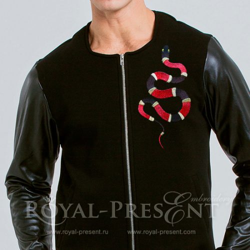 Machine Embroidery Design Snake like Gucci made