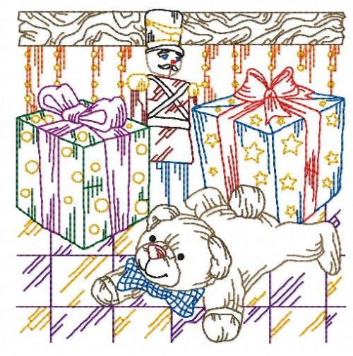Winter fun quilt blocks embroidery designs