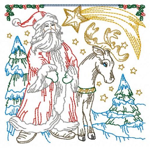 Winter fun quilt blocks embroidery designs