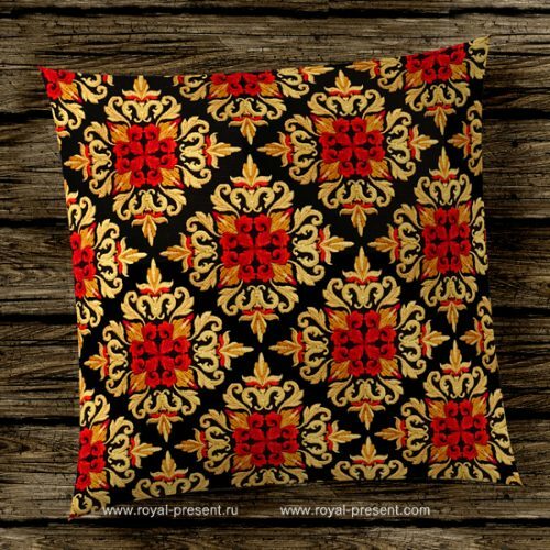 Medieval Acanthus Quilt Block Machine Embroidery Design Medieval Acanthus Quilt Block Machine Embroidery Design