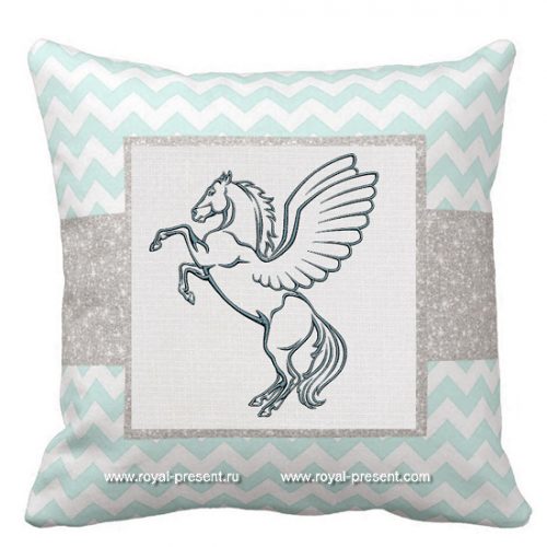 Pegasus Machine Embroidery Design - 3 sizes Pegasus Machine Embroidery Design - 3 sizes