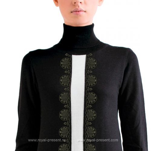 Free Machine Embroidery Design Classic Border