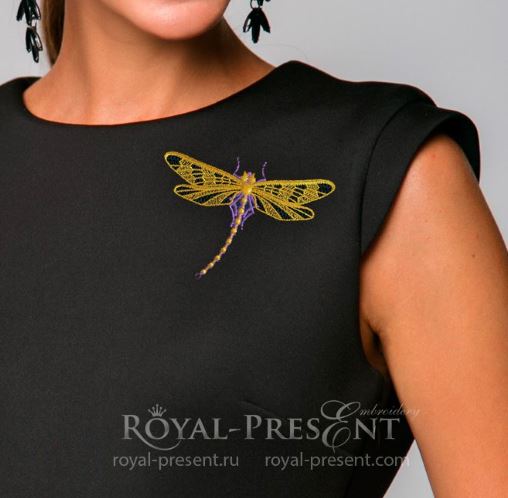 Machine Embroidery Design Dragonfly Machine Embroidery Design Dragonfly