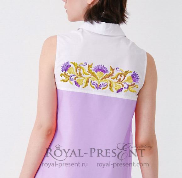 Golden thistles Machine Embroidery Design Golden thistles Machine Embroidery Design