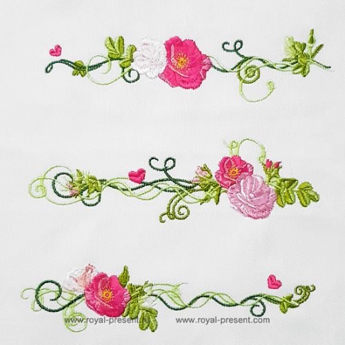 Machine Embroidery Designs Wild Roses Machine Embroidery Designs Wild Roses