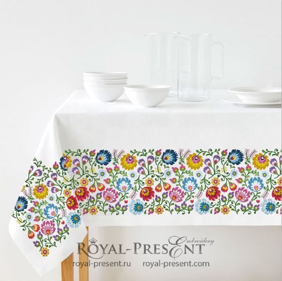 Polish Folk Art machine embroidery design - 2 sizes Polish Folk Art machine embroidery design - 2 sizes