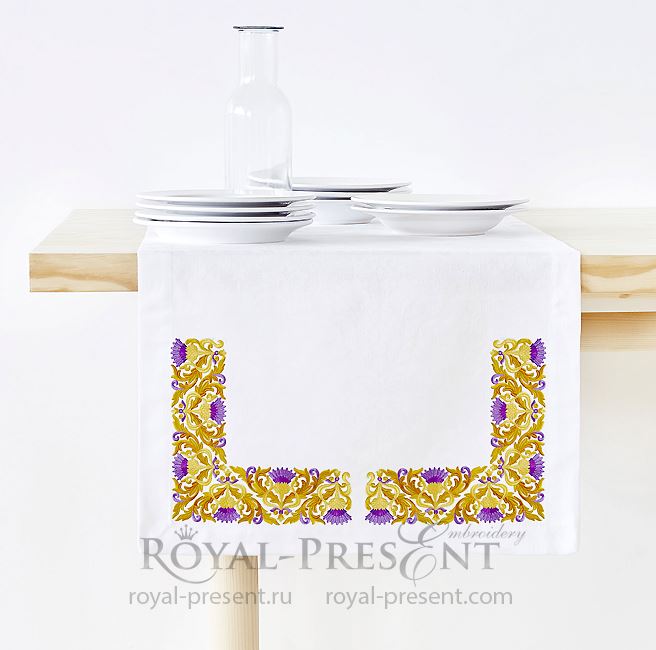 Blooming Golden Thistle Machine Embroidery designs Blooming Golden Thistle Machine Embroidery designs