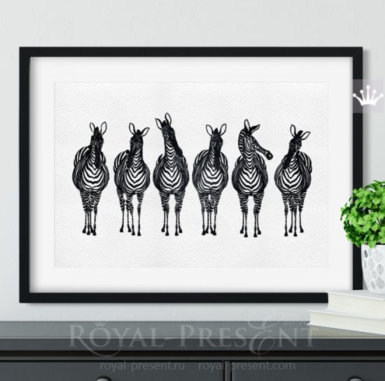 Zebras Machine Embroidery Designs Zebras Machine Embroidery Designs