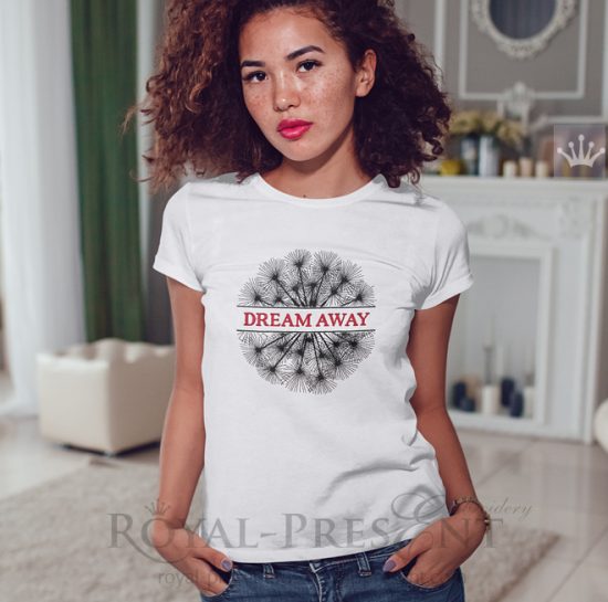 Machine Embroidery Design Dream Away Frame