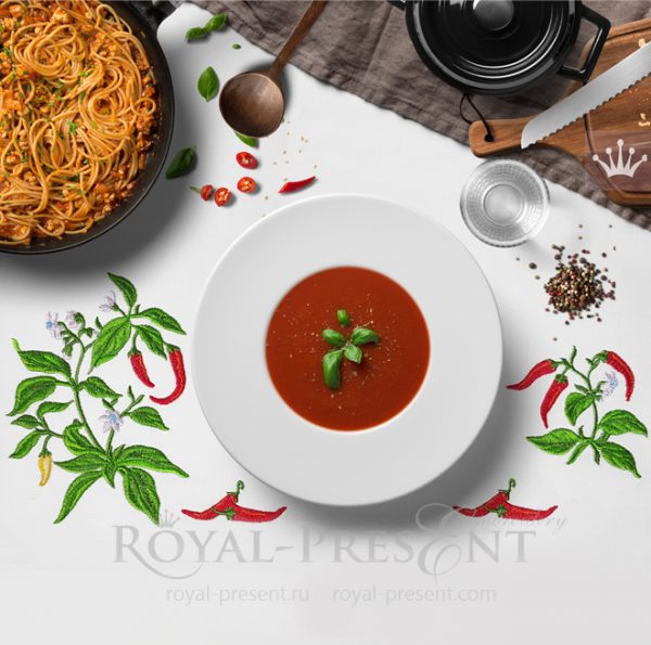 Cayenne Pepper Machine Embroidery Designs