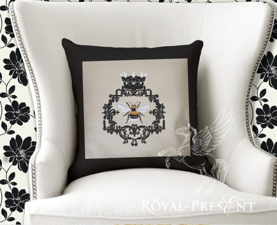 Queen Bee machine embroidery design Queen Bee machine embroidery design