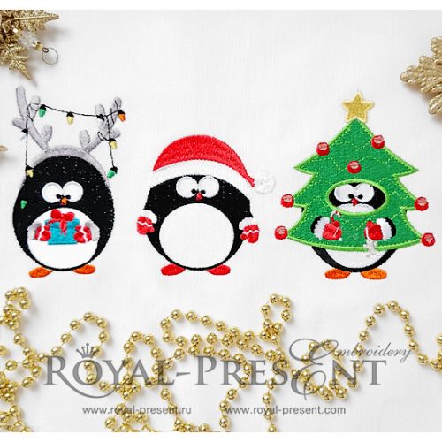 Cute Penguins Machine Embroidery Designs Cute Penguins Machine Embroidery Designs