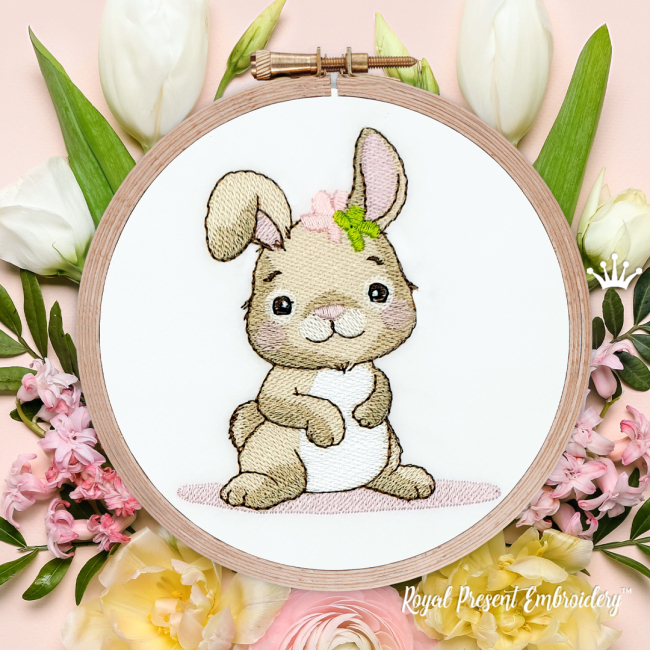 Bunnies embroidery designs